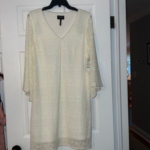 White Laundry Dress